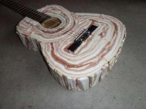 Bacon Wrapped Guitar